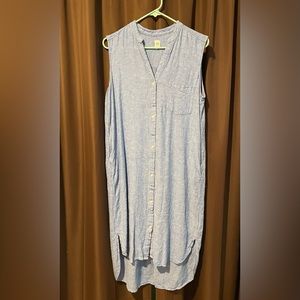 Gap midi denim dress